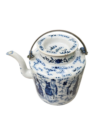 Blue and White Chinese Teapot