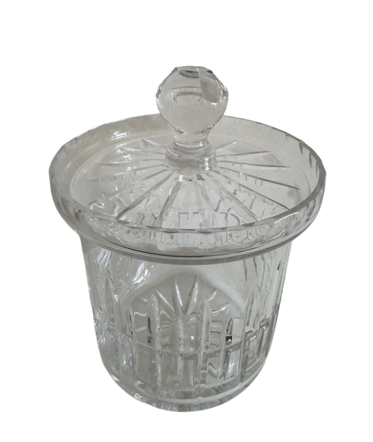 Crystal Biscuit Jar