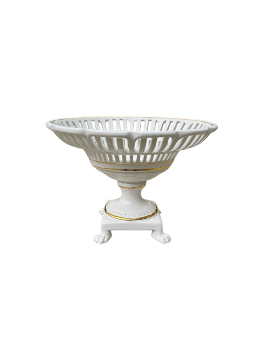 Italian Footed Compote Bowl